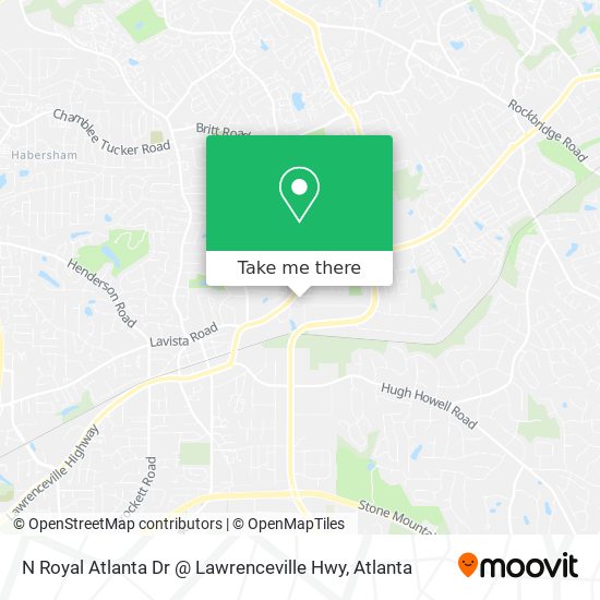 Mapa de N Royal Atlanta Dr @ Lawrenceville Hwy