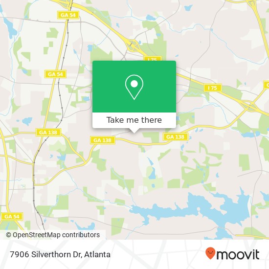 Mapa de 7906 Silverthorn Dr