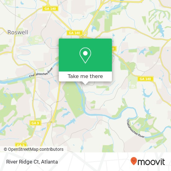 Mapa de River Ridge Ct