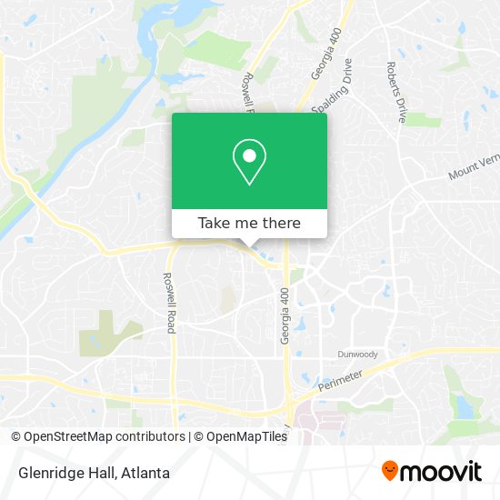 Glenridge Hall map