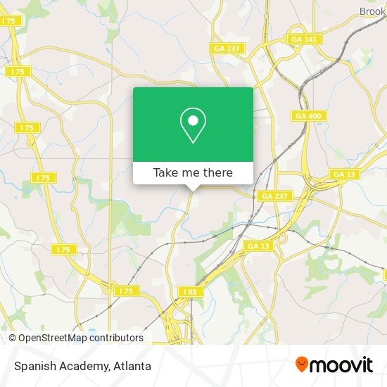 Spanish Academy map