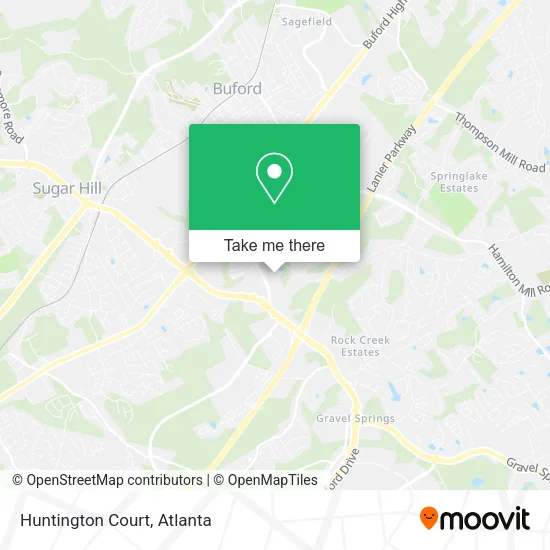 Mapa de Huntington Court