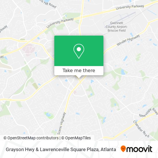 Grayson Hwy & Lawrenceville Square Plaza map