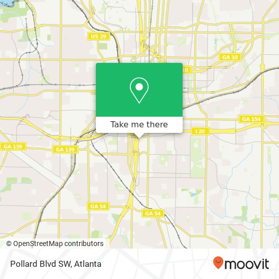 Pollard Blvd SW map