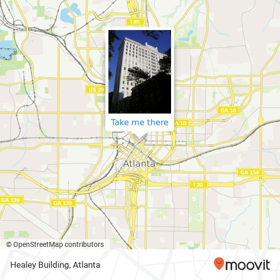 Mapa de Healey Building