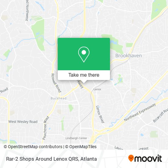 Mapa de Rar-2 Shops Around Lenox QRS