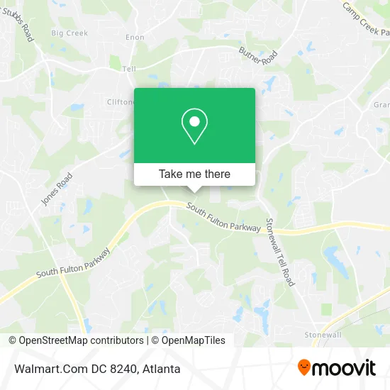 Mapa de Walmart.Com DC 8240
