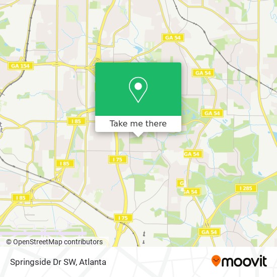 Mapa de Springside Dr SW