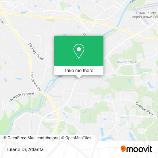 Tulane Dr map