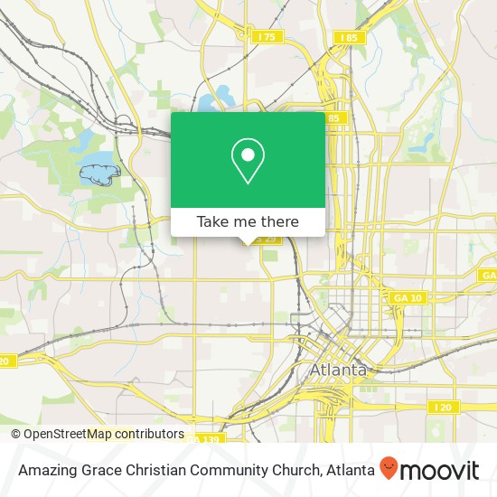 Mapa de Amazing Grace Christian Community Church