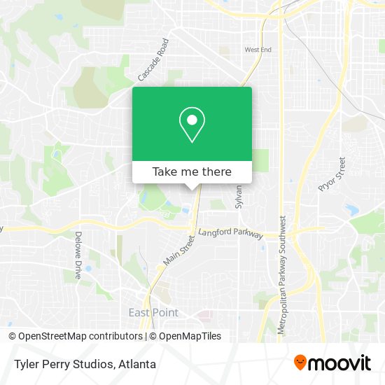 Tyler Perry Studios map