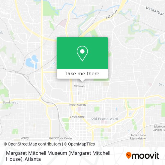 Margaret Mitchell Museum (Margaret Mitchell House) map