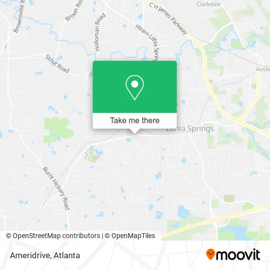 Ameridrive map