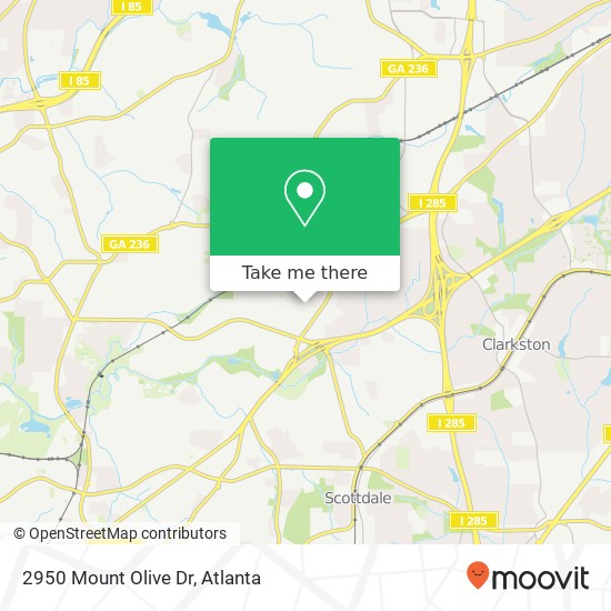 2950 Mount Olive Dr map