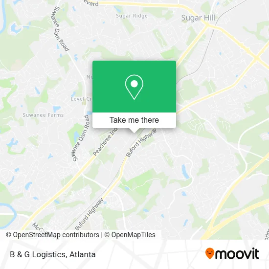 B & G Logistics map