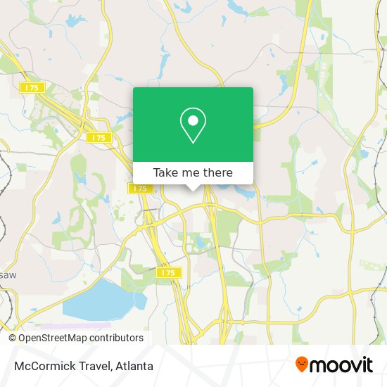 McCormick Travel map