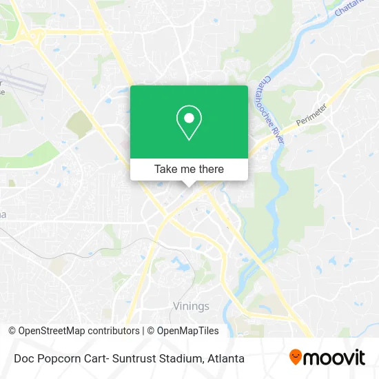 Doc Popcorn Cart- Suntrust Stadium map