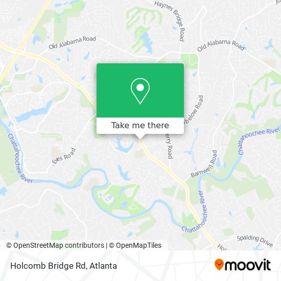 Holcomb Bridge Rd map