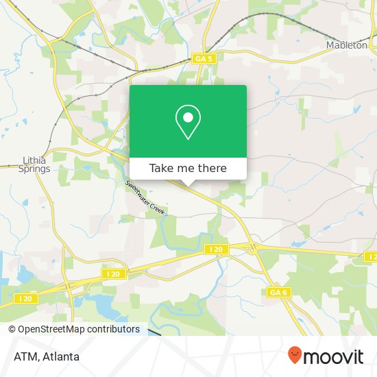 ATM map