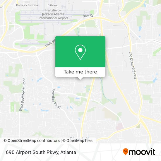 Mapa de 690 Airport South Pkwy