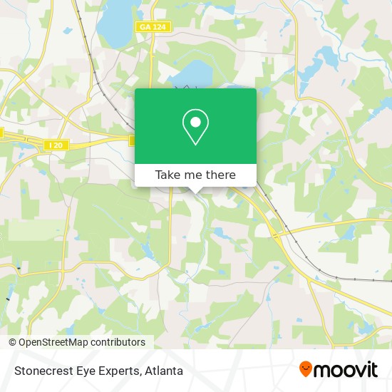 Stonecrest Eye Experts map