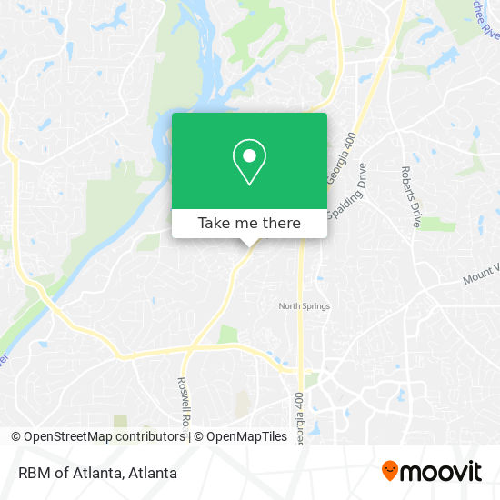 Mapa de RBM of Atlanta