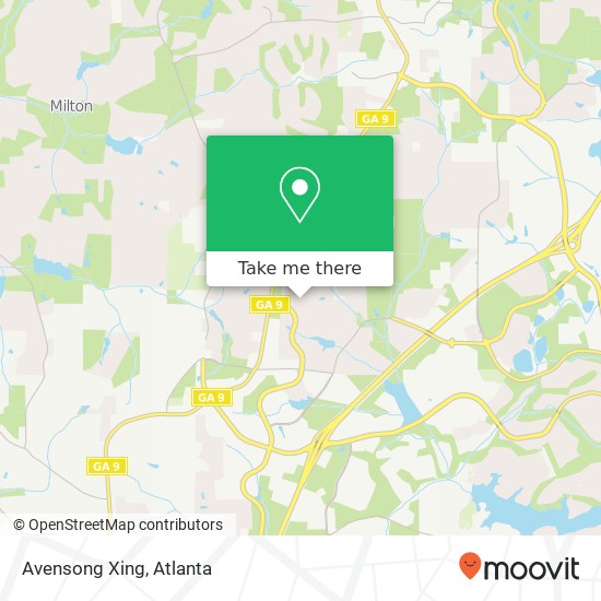 Avensong Xing map