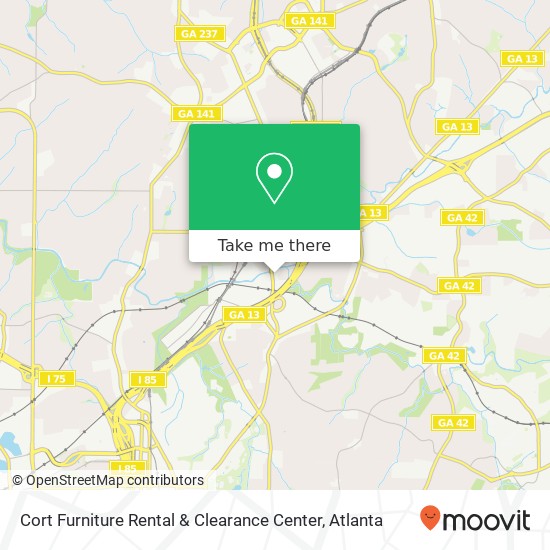Mapa de Cort Furniture Rental & Clearance Center