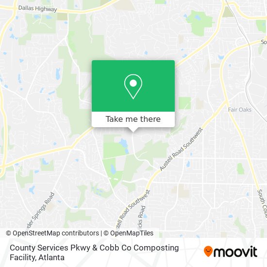 Mapa de County Services Pkwy & Cobb Co Composting Facility