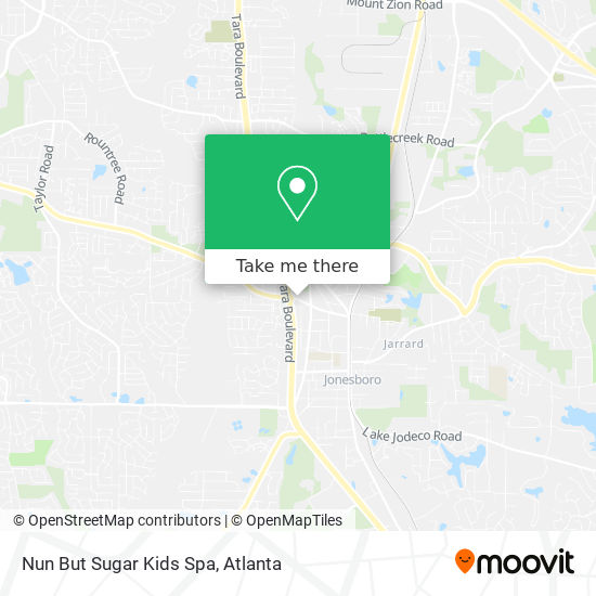 Nun But Sugar Kids Spa map