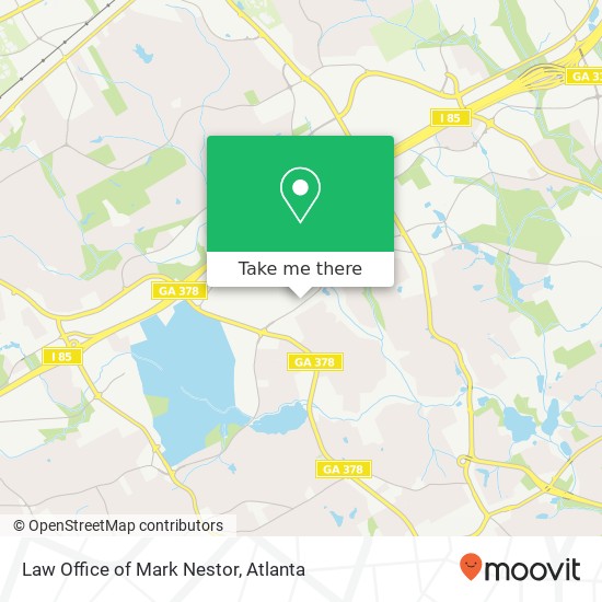 Mapa de Law Office of Mark Nestor