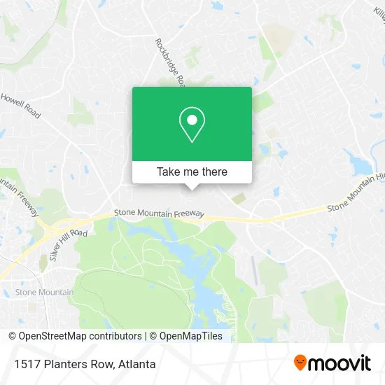 1517 Planters Row map