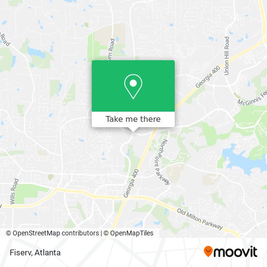 Fiserv map