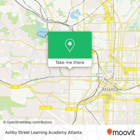 Mapa de Ashby Street Learning Academy