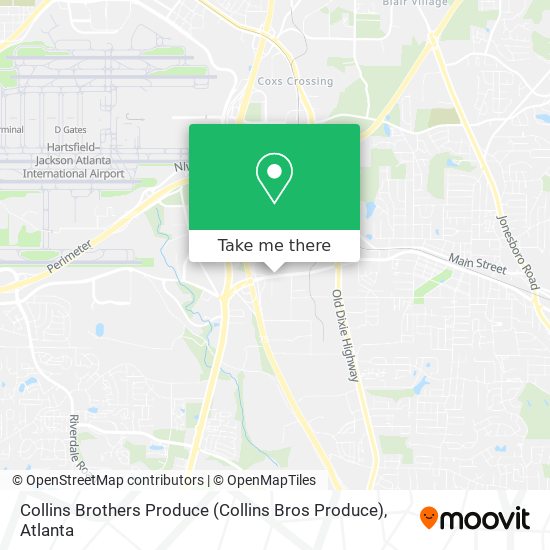 Mapa de Collins Brothers Produce (Collins Bros Produce)