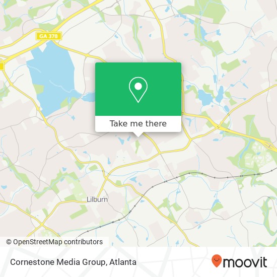 Cornestone Media Group map