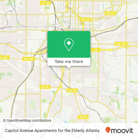 Mapa de Capitol Avenue Apartments for the Elderly