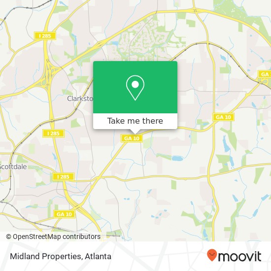 Midland Properties map