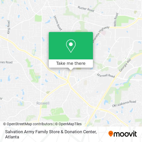 Mapa de Salvation Army Family Store & Donation Center