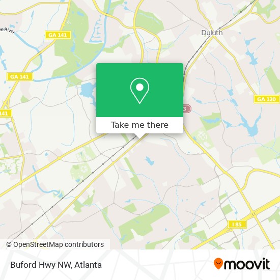 Buford Hwy NW map