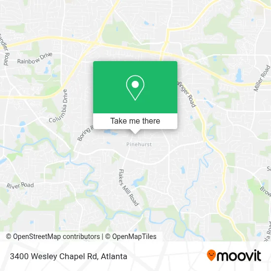 3400 Wesley Chapel Rd map