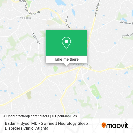 Badar H Syed, MD - Gwinnett Neurology Sleep Disorders Clinic map