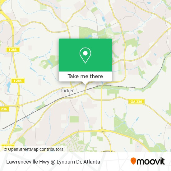 Lawrenceville Hwy @ Lynburn Dr map