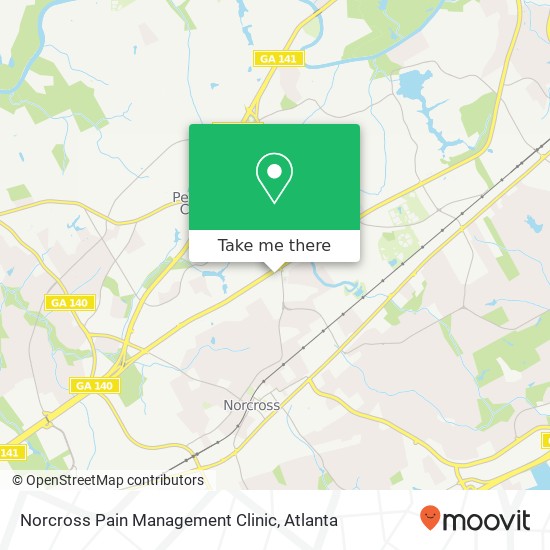 Norcross Pain Management Clinic map