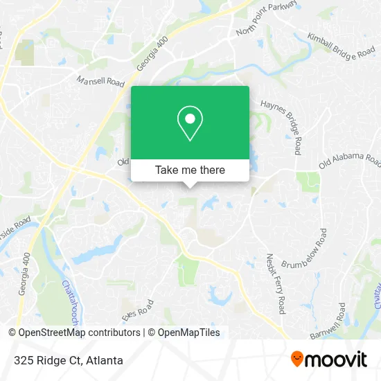 325 Ridge Ct map