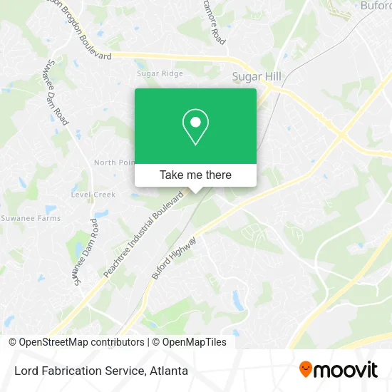 Lord Fabrication Service map