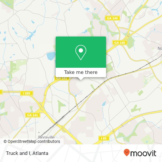 Truck and I map