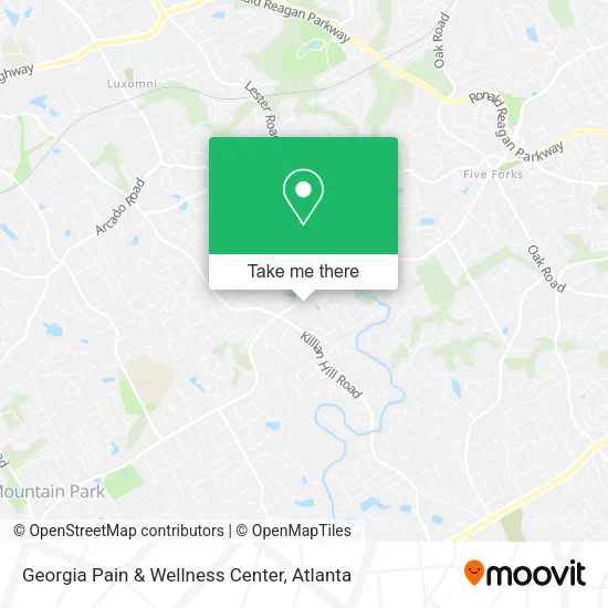 Georgia Pain & Wellness Center map