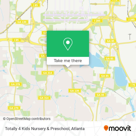 Mapa de Totally 4 Kids Nursery & Preschool