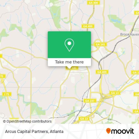 Arcus Capital Partners map